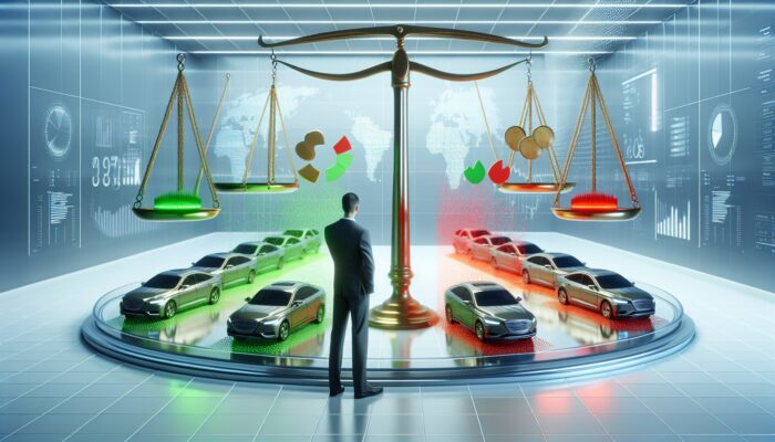 User comparing various car rental options on an online platform with clear price listings and detailed customer reviews.