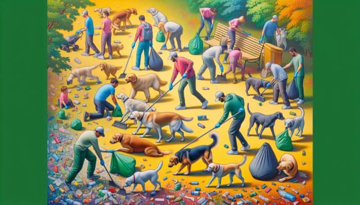 Dogs in Community Cleanups: A Worldwide Effort