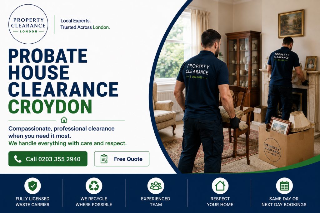 Probate House Clearance Services You Can Rely on in Croydon