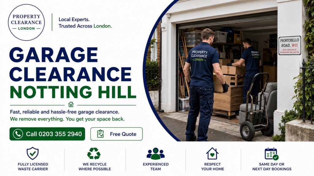 Garage Clearance Services by Local Experts in Notting Hill