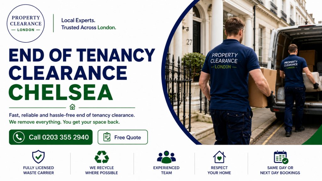 End of Tenancy Clearance Services in Chelsea