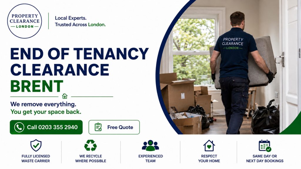 End of Tenancy Clearance Services in Brent You Can Trust
