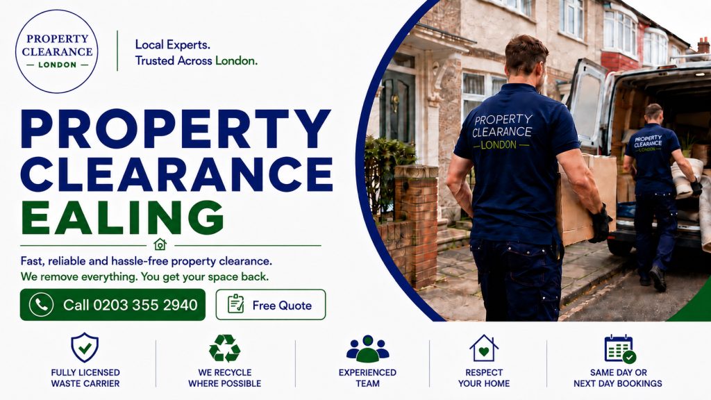 Property Clearance Services in Ealing: Trustworthy Local Support